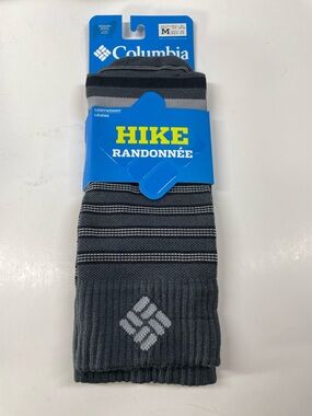 Columbia Lightweight Hike Socks merino wool M6-9 W8-11.5